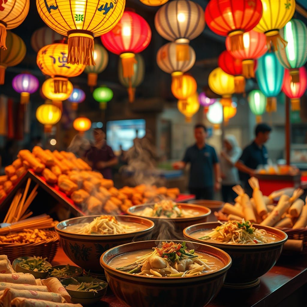 Vietnamese Street Food  by @Pink Flop