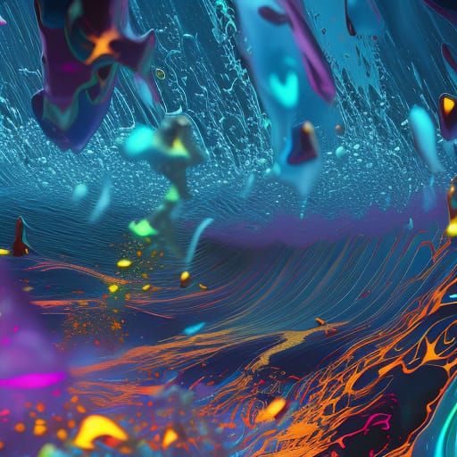Fluid AI Generated Artwork NightCafe Creator