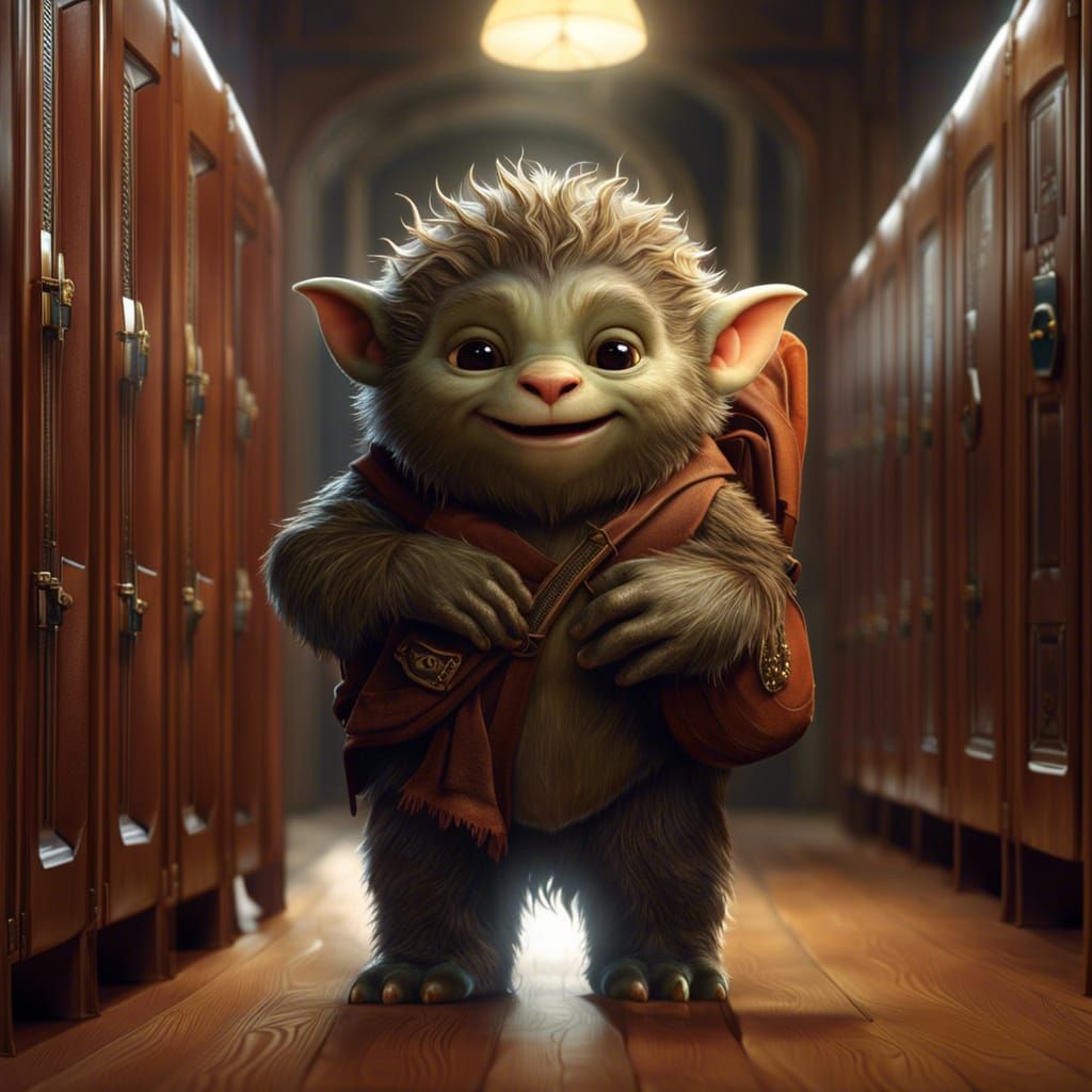 Monster's First Day at School  by @CassS