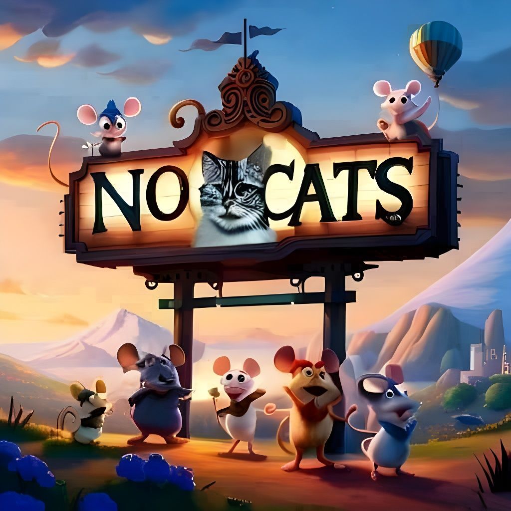 The mice open their new village  by @Silver Rose