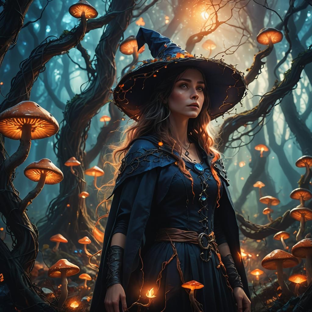 Enchanted Forest Witch in Unreal Engine 5