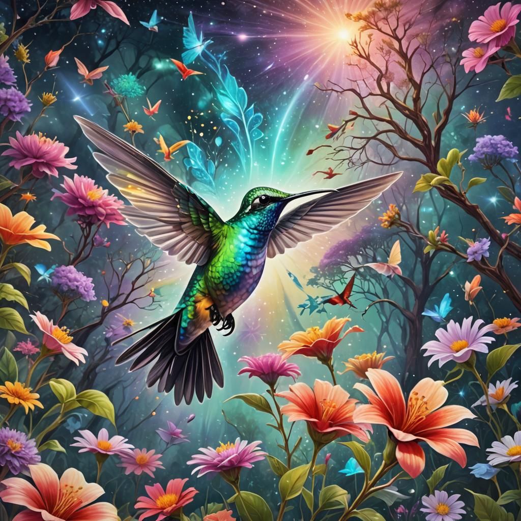 hummingbird  by @ilfiore