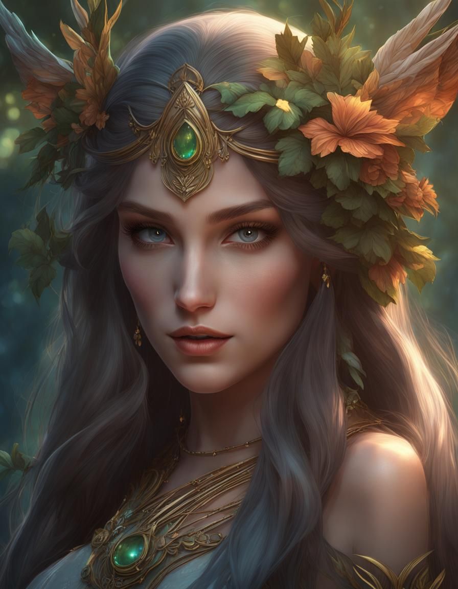 Elf Maiden - AI Generated Artwork - NightCafe Creator