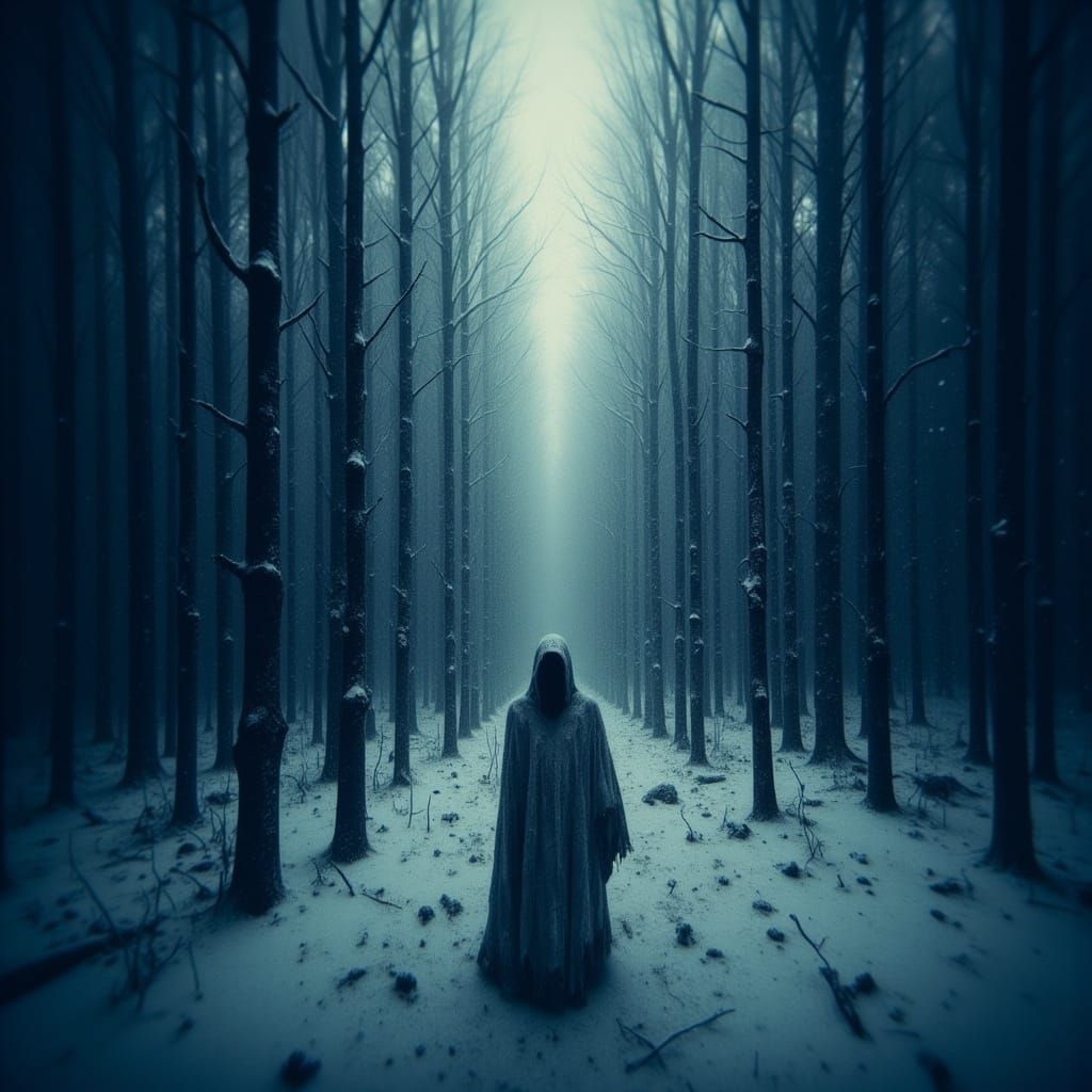 <lora:Snap Crackle Pop:1.0> Beautiful dark haired woman in a snowy forest.