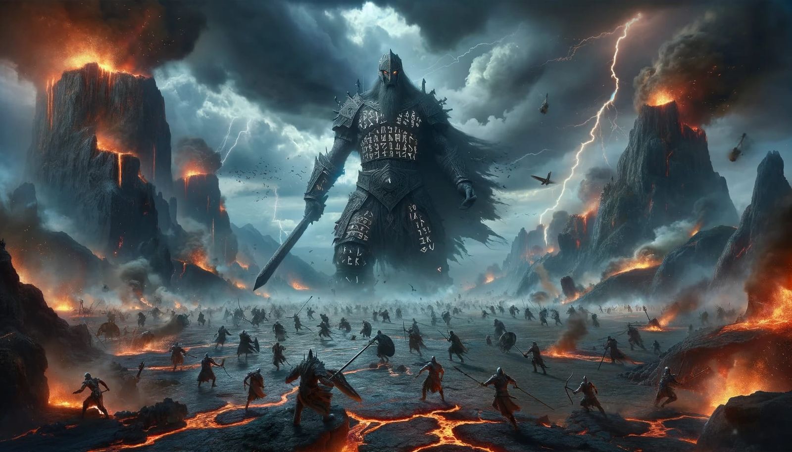 Ancient warrior giant