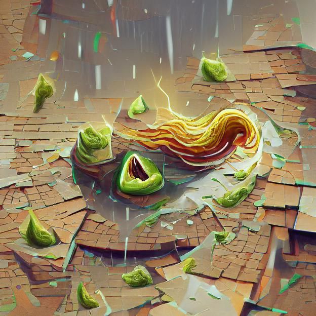 Avocado Toast Tornado trending on Artstation