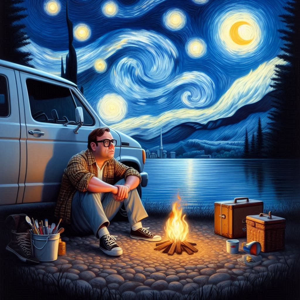 In a van, down by the river