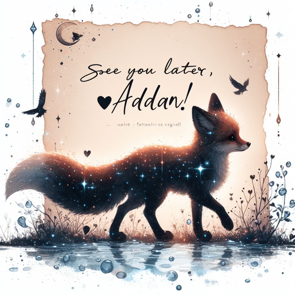 See You Later Adan💜