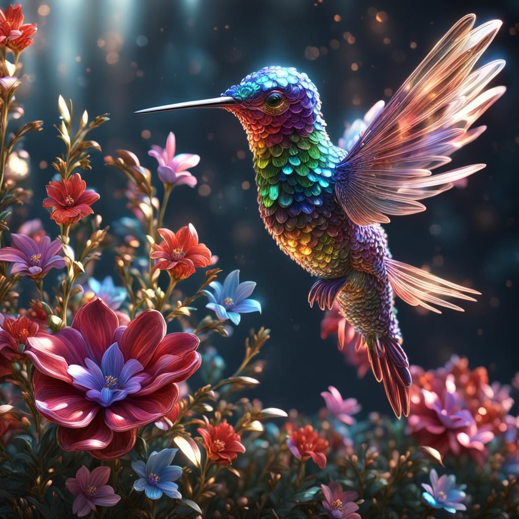 Hummingbird  by @Syrinx