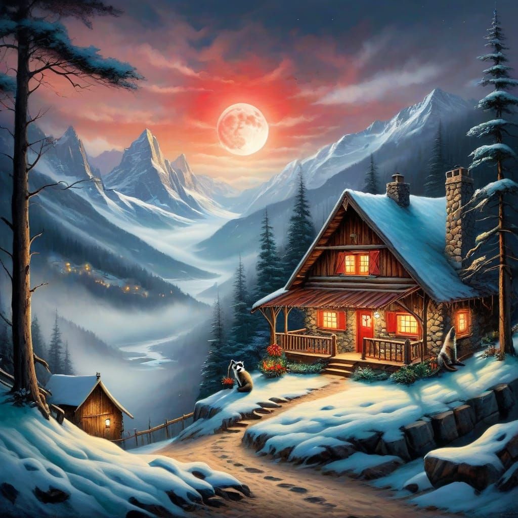 Raccoon on the deck looking for food