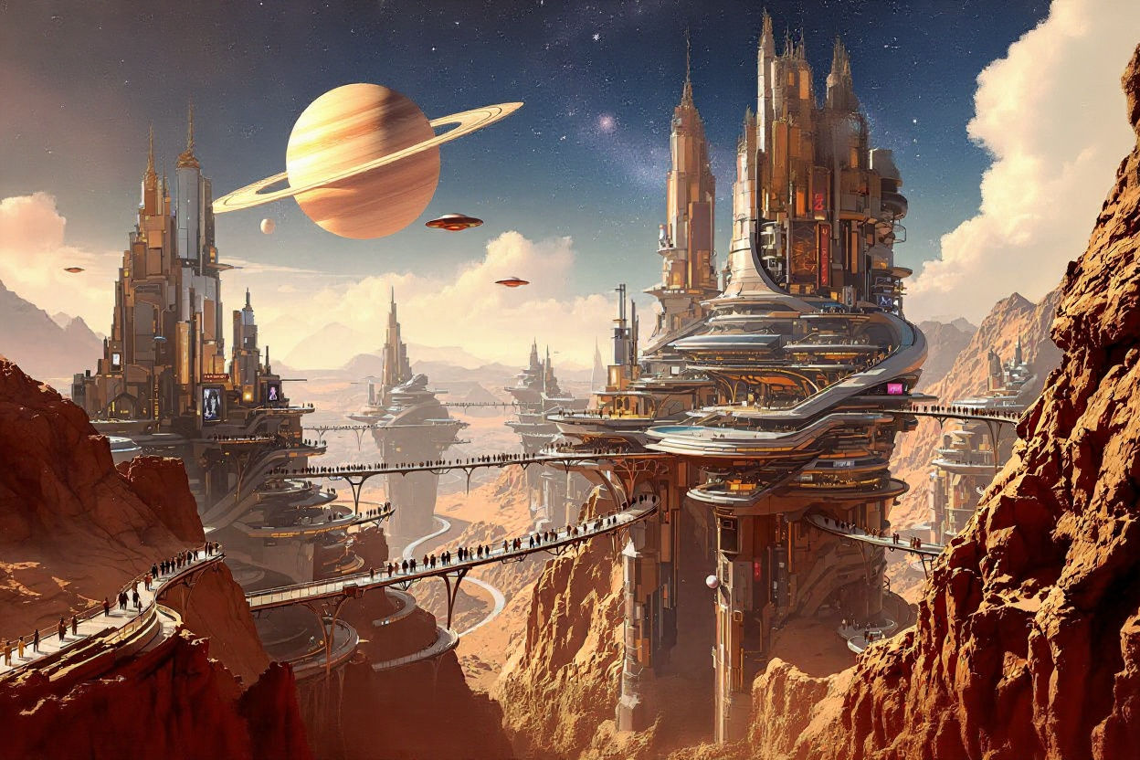 Mars in the future   by @AutumnBear