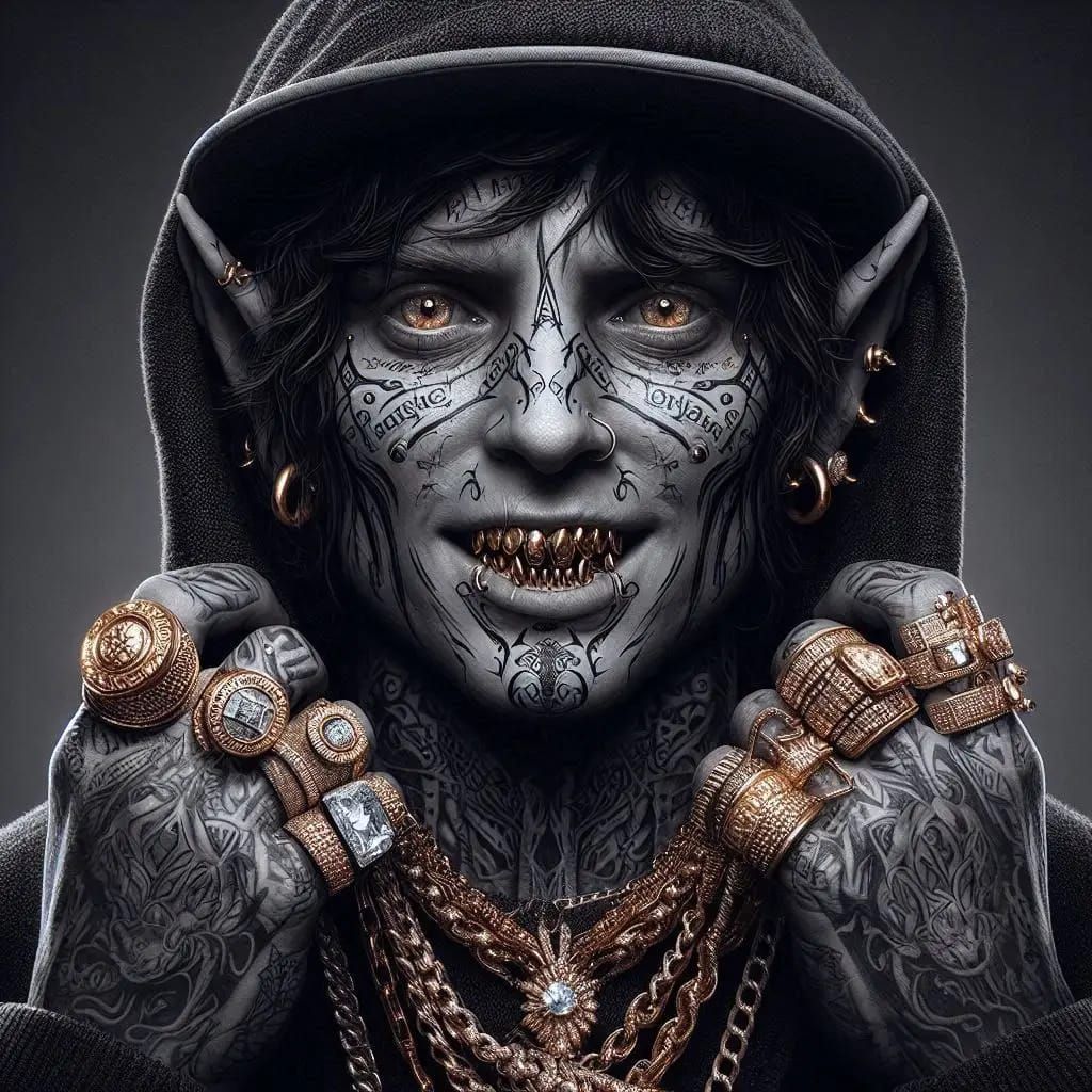 Lord of the Bling: Frodo Succumbs to the BLING 💍