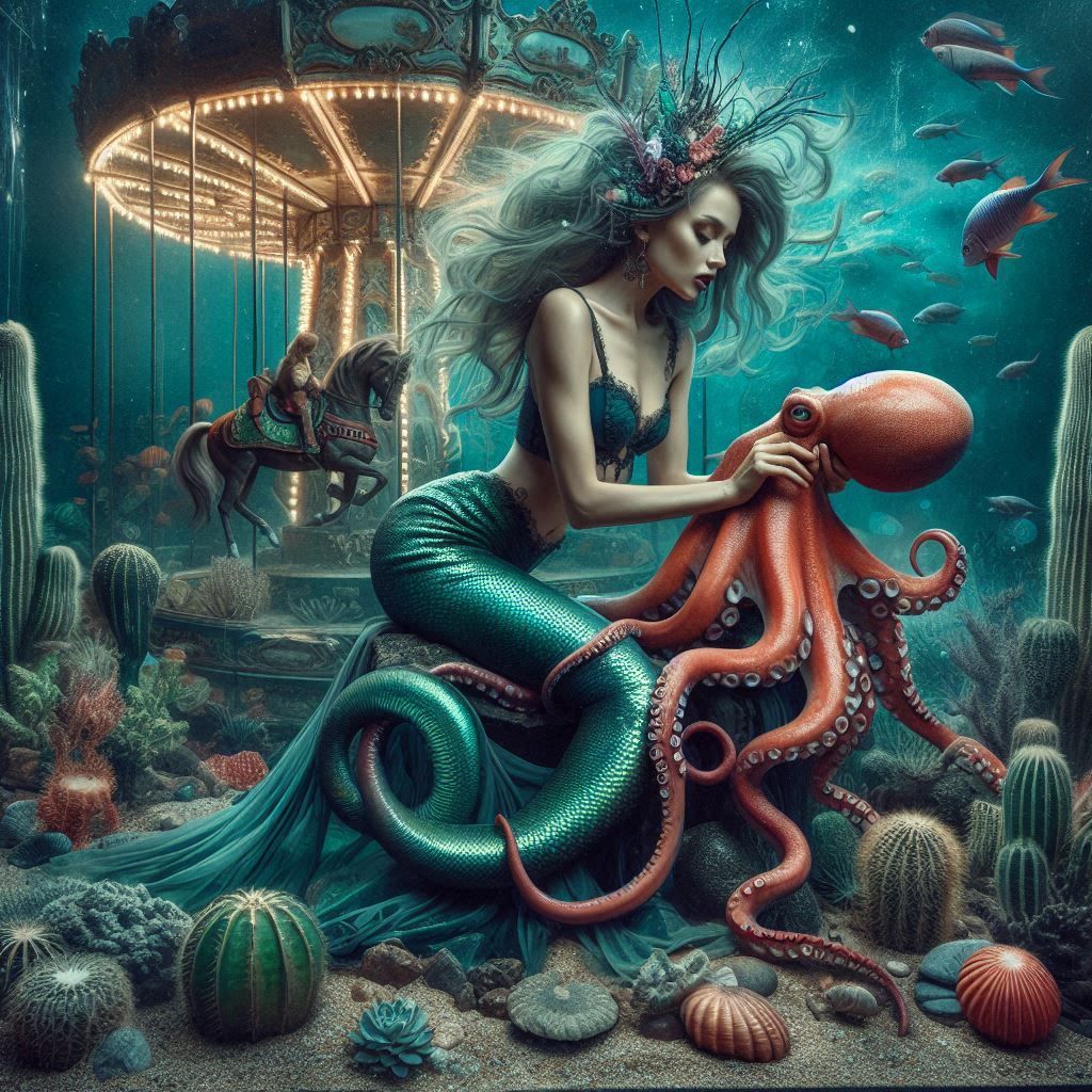 The mermaid and the octopus