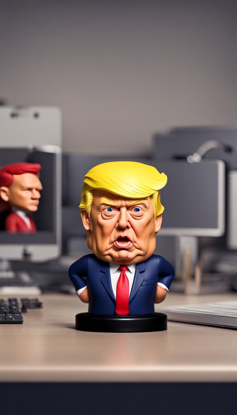 Bobblehead of Donald Trump