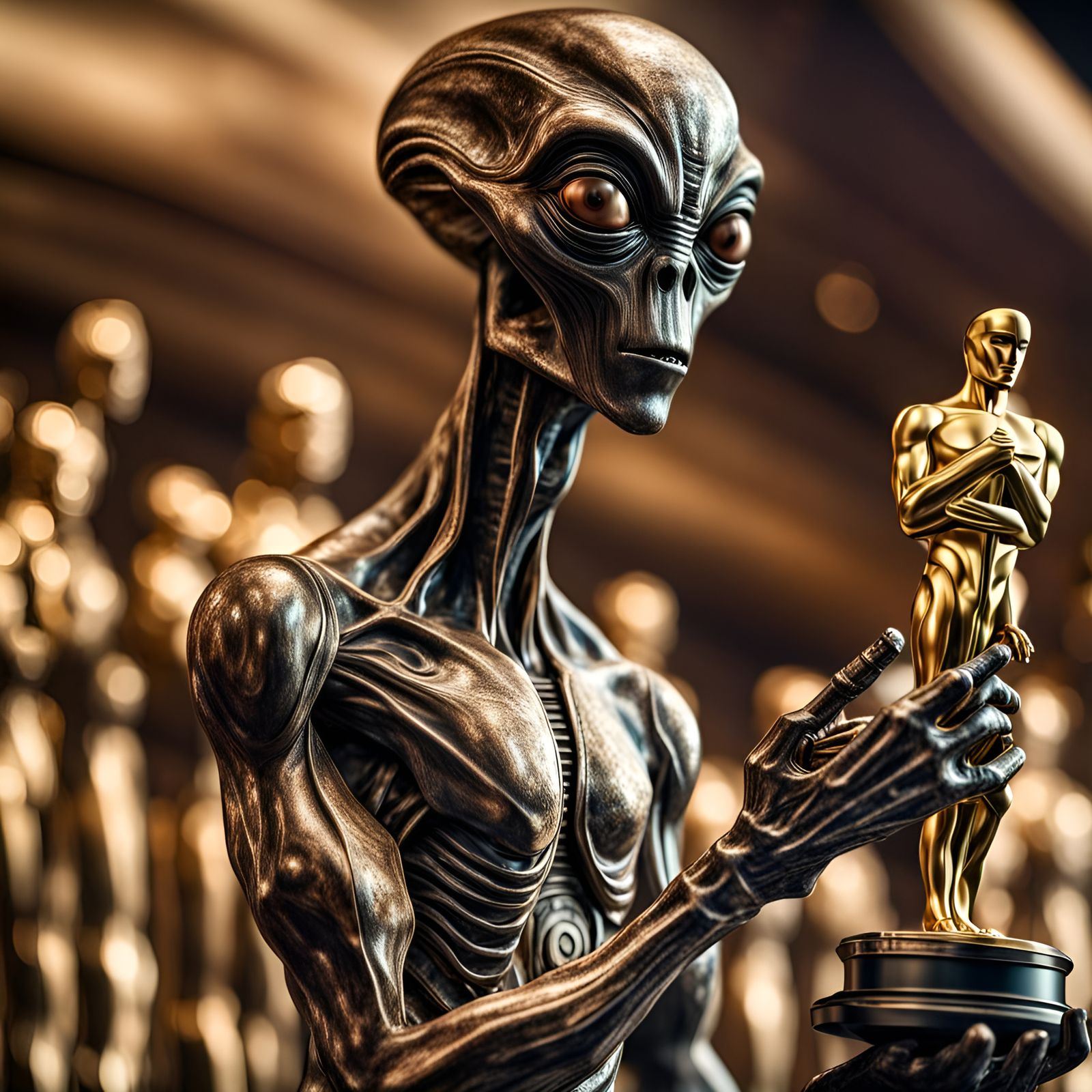 "On the behalf of my planet Xiochin, I humbly accept this award."  by @gothos_the_vain