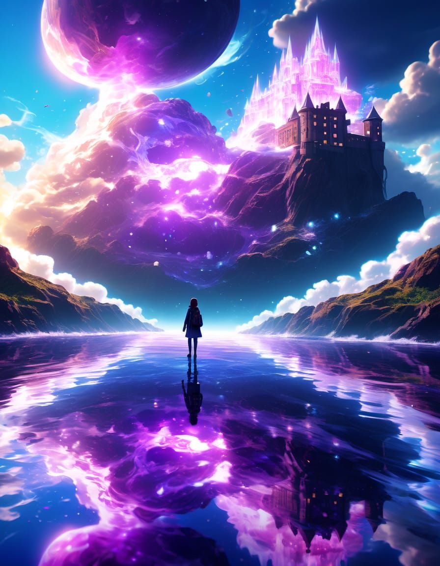 The ocean is a peaceful view though it's also big waves sometimes