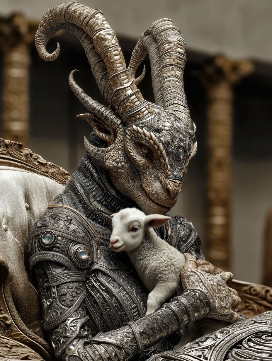 Dragon and lamb