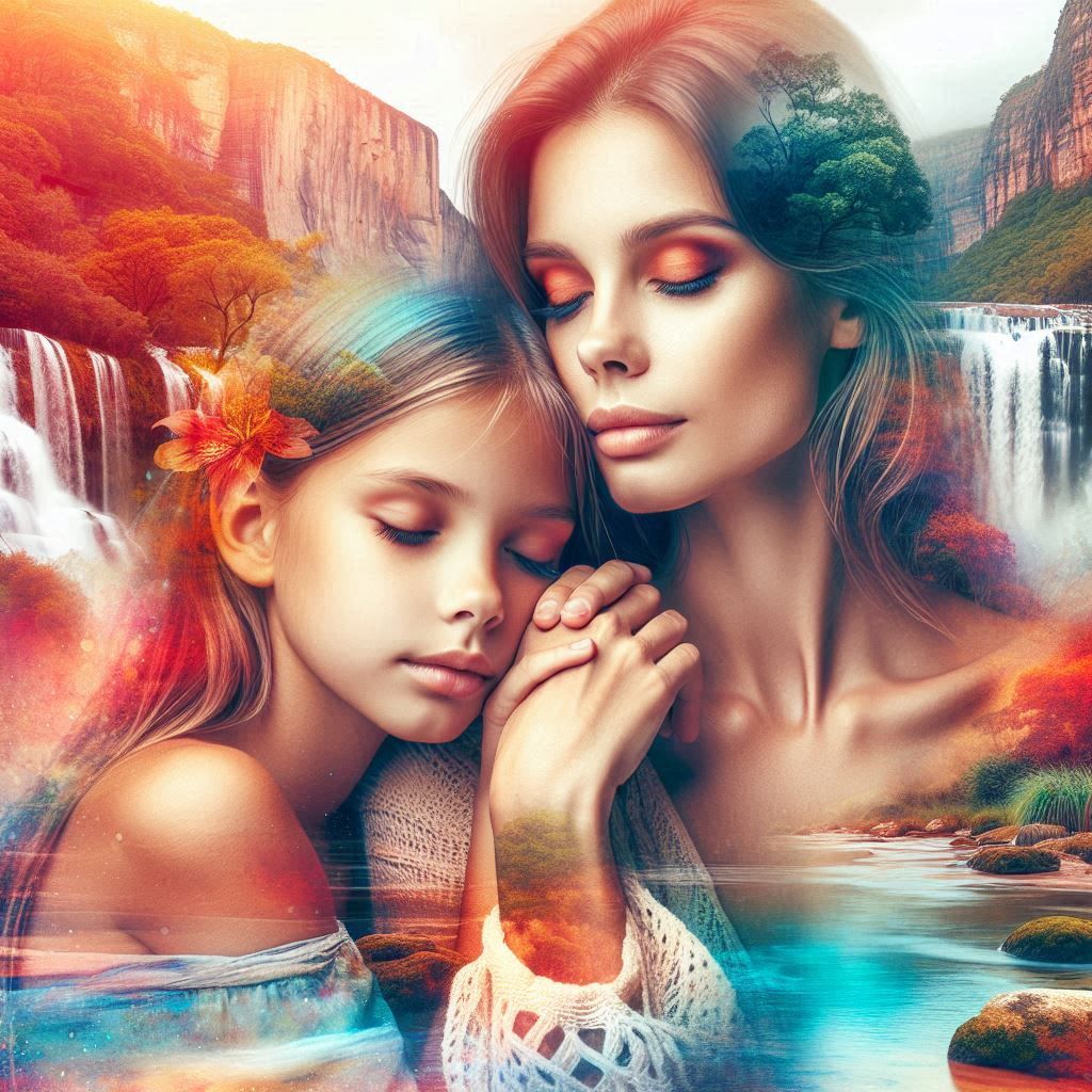 The love for her daughter