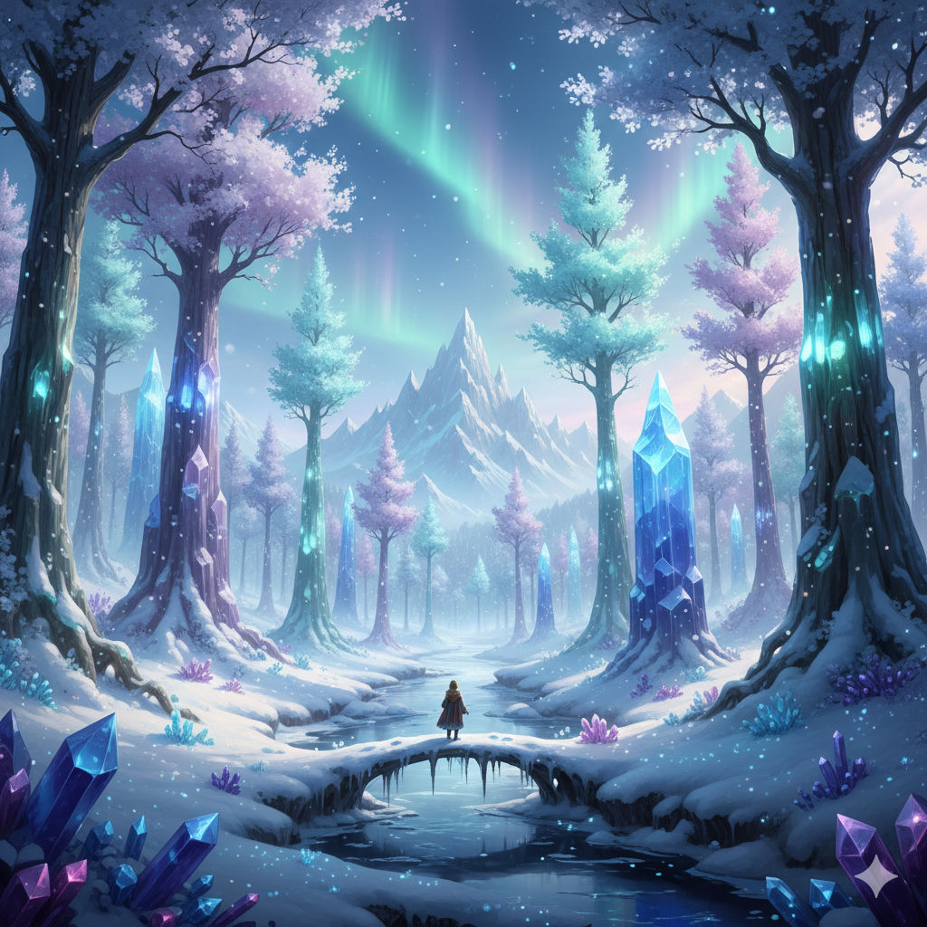 Crystal forest