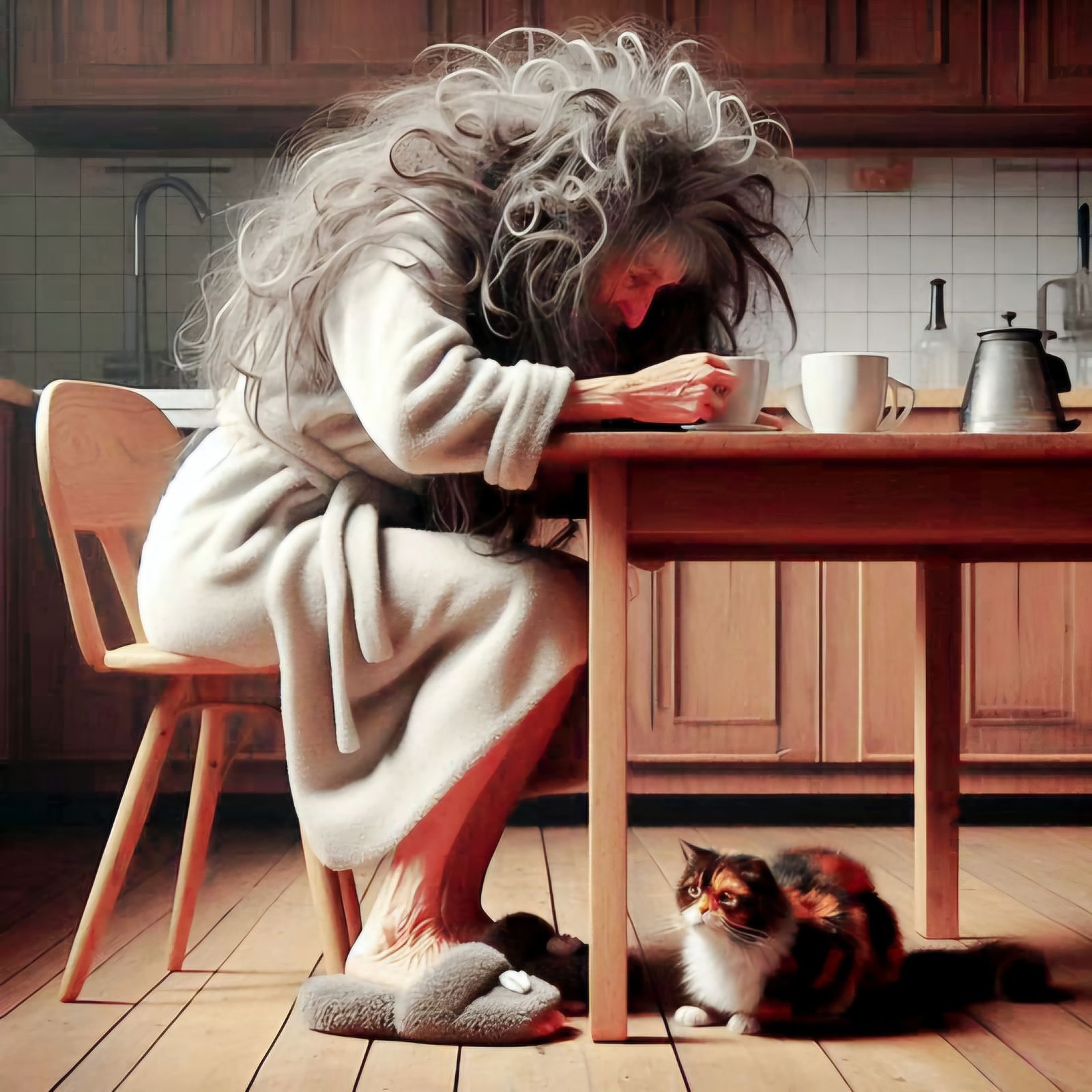 It's morning. Hooray.