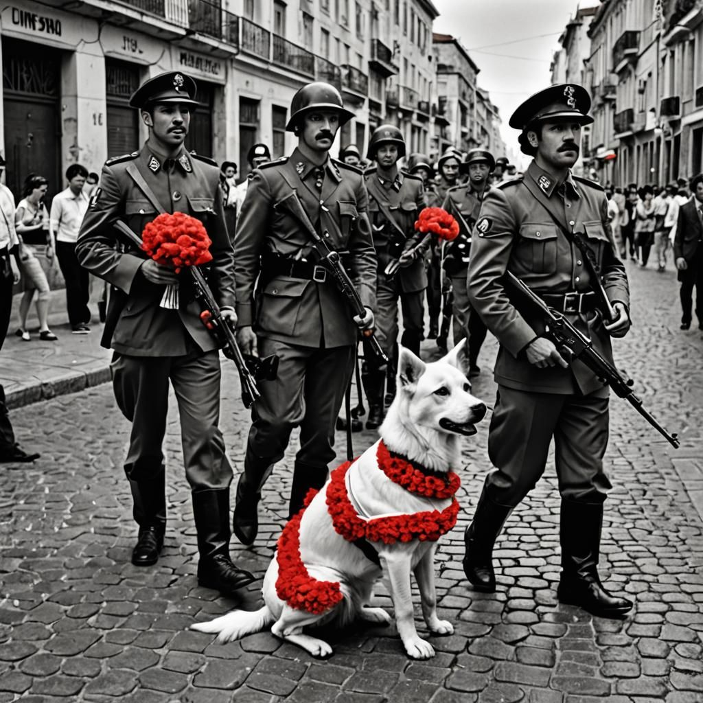 Bobi leads a Battalion to overthrow The New State - Lisbon 2...