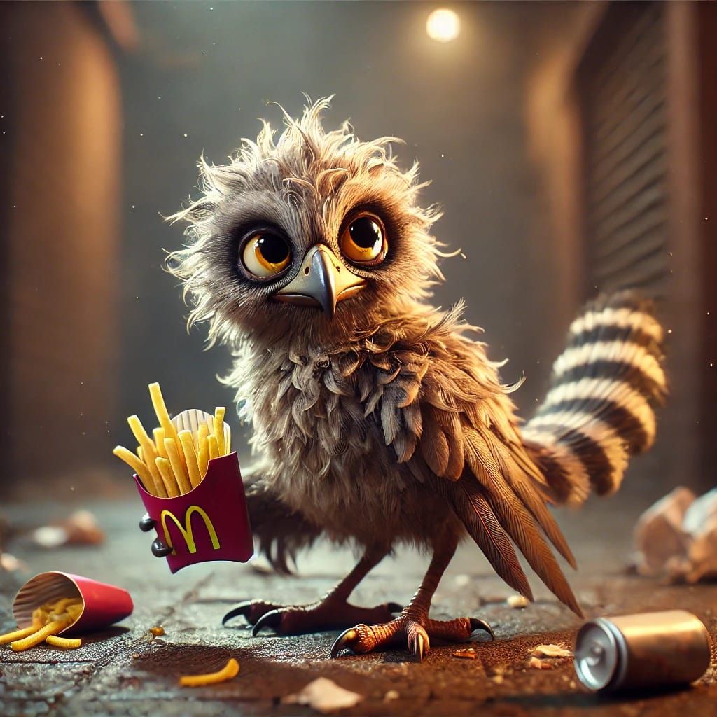 Trash Griffin named French Fry (from The Magiford Supernatur...