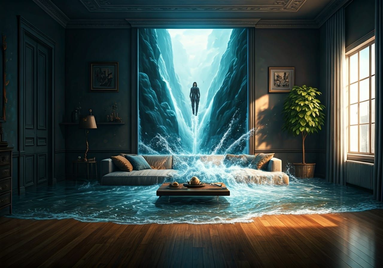 Canyon floods overflow into the living room