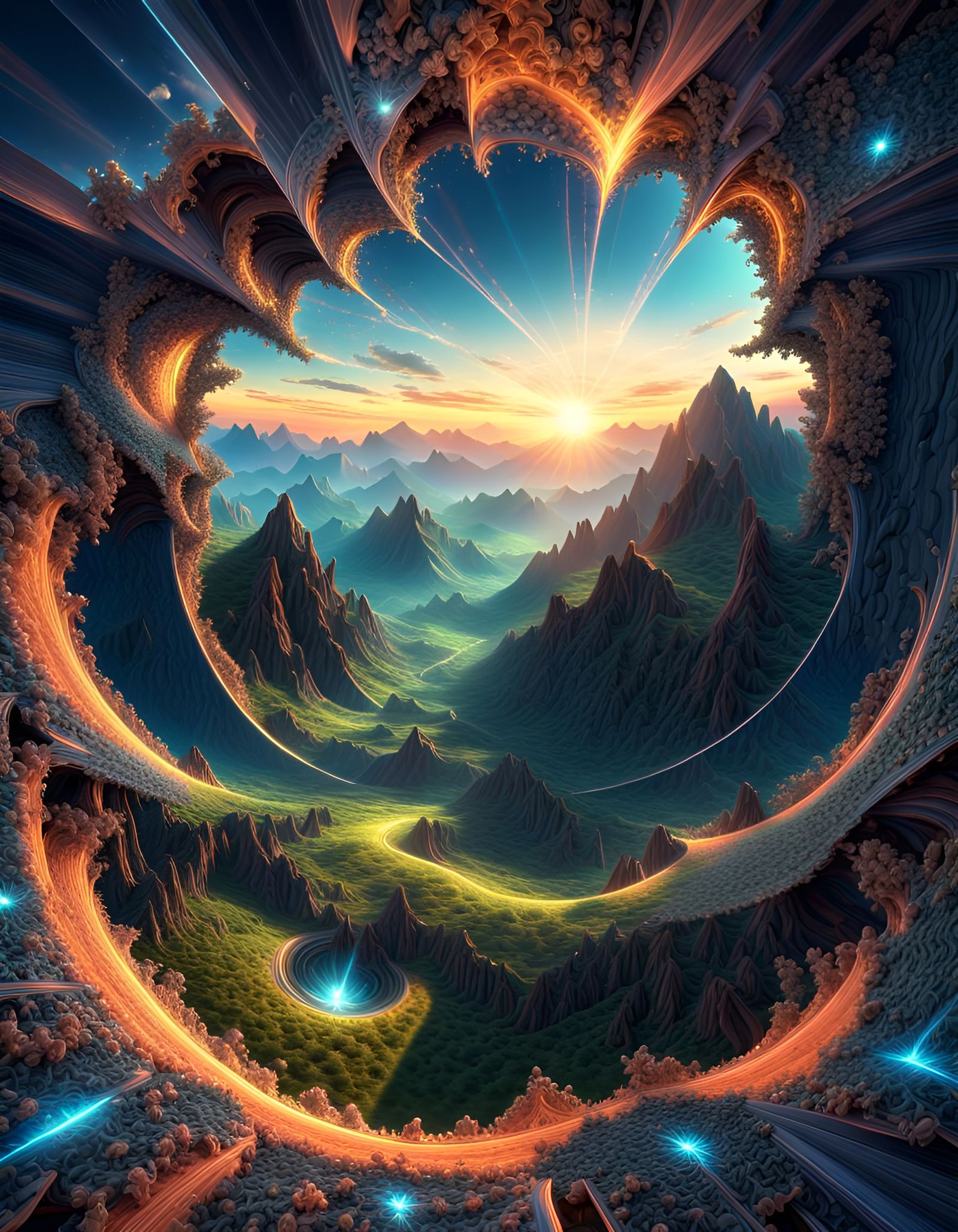 Lush Landscape …