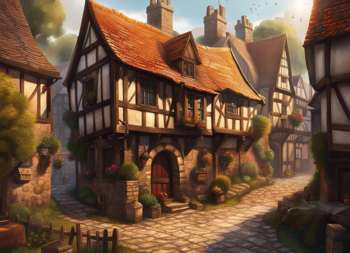 A Medieval English village
