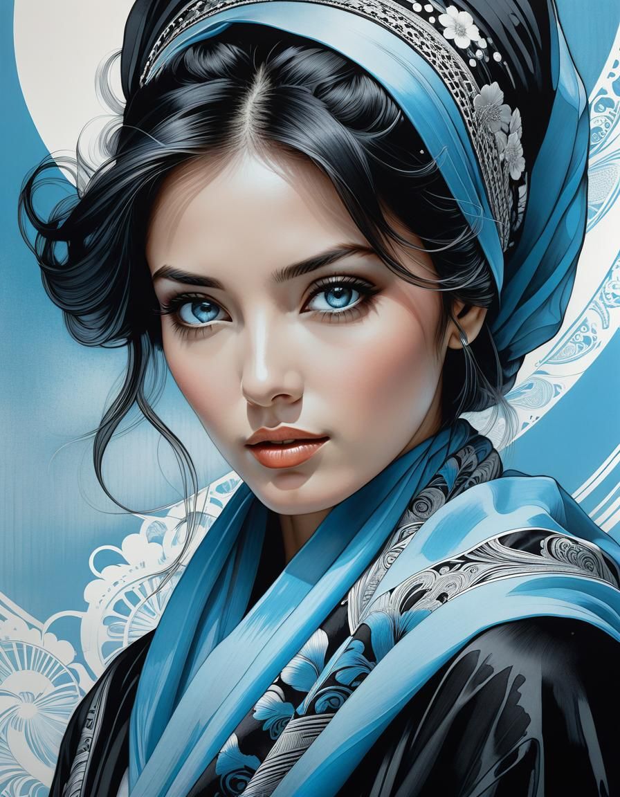 Поліна (Polina) | 🇺🇦 splash art portrait (Real Cartoon XL v4)  by @Mak