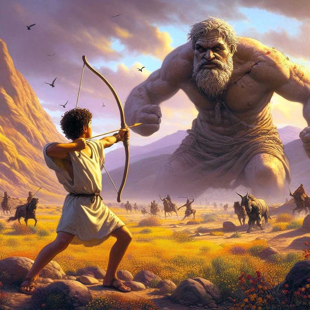 David and Goliath