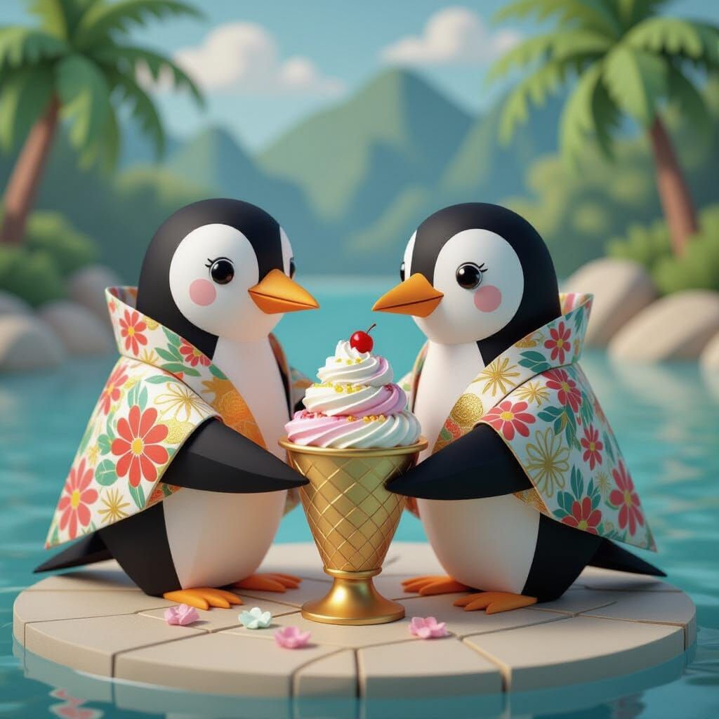 only an ice cream can come between us  by @tototoro