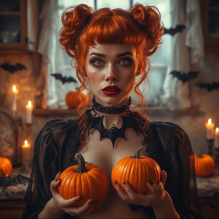 Halloween preparations