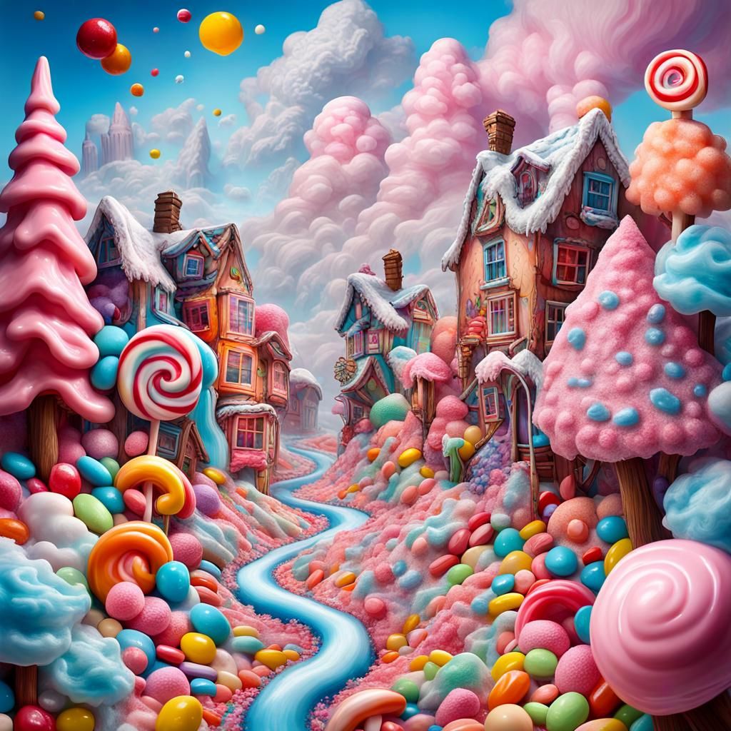 Candy Wonderland - AI Generated Artwork - NightCafe Creator