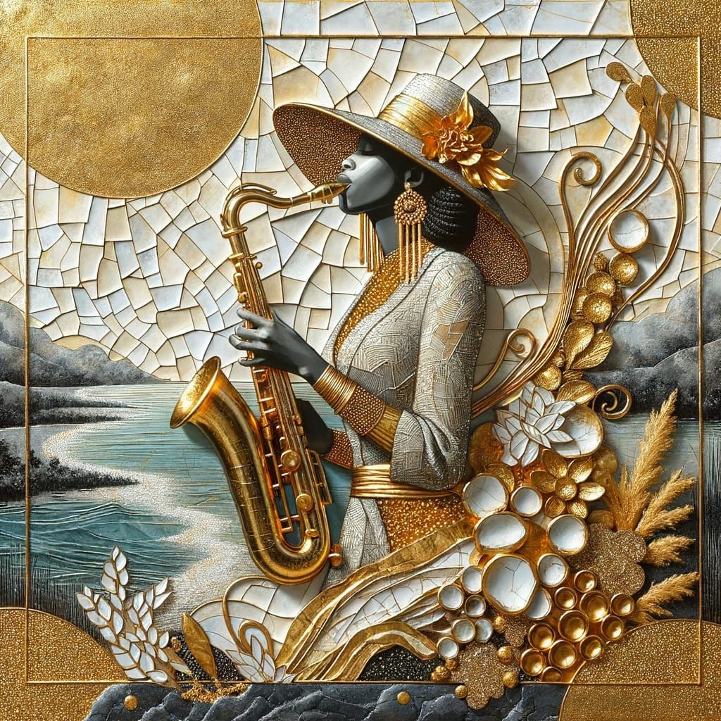 La saxophoniste   by @Raphaelle