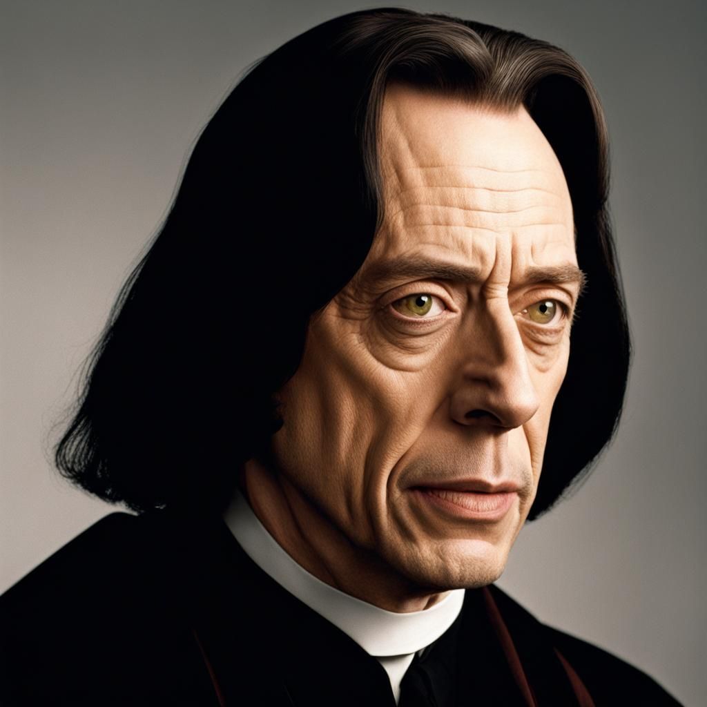 Steve Buscemi as Professor Snape AI Generated Artwork