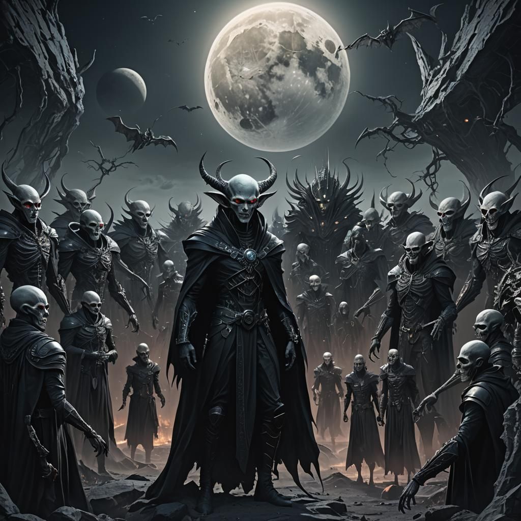 Ancient aliens gather for war