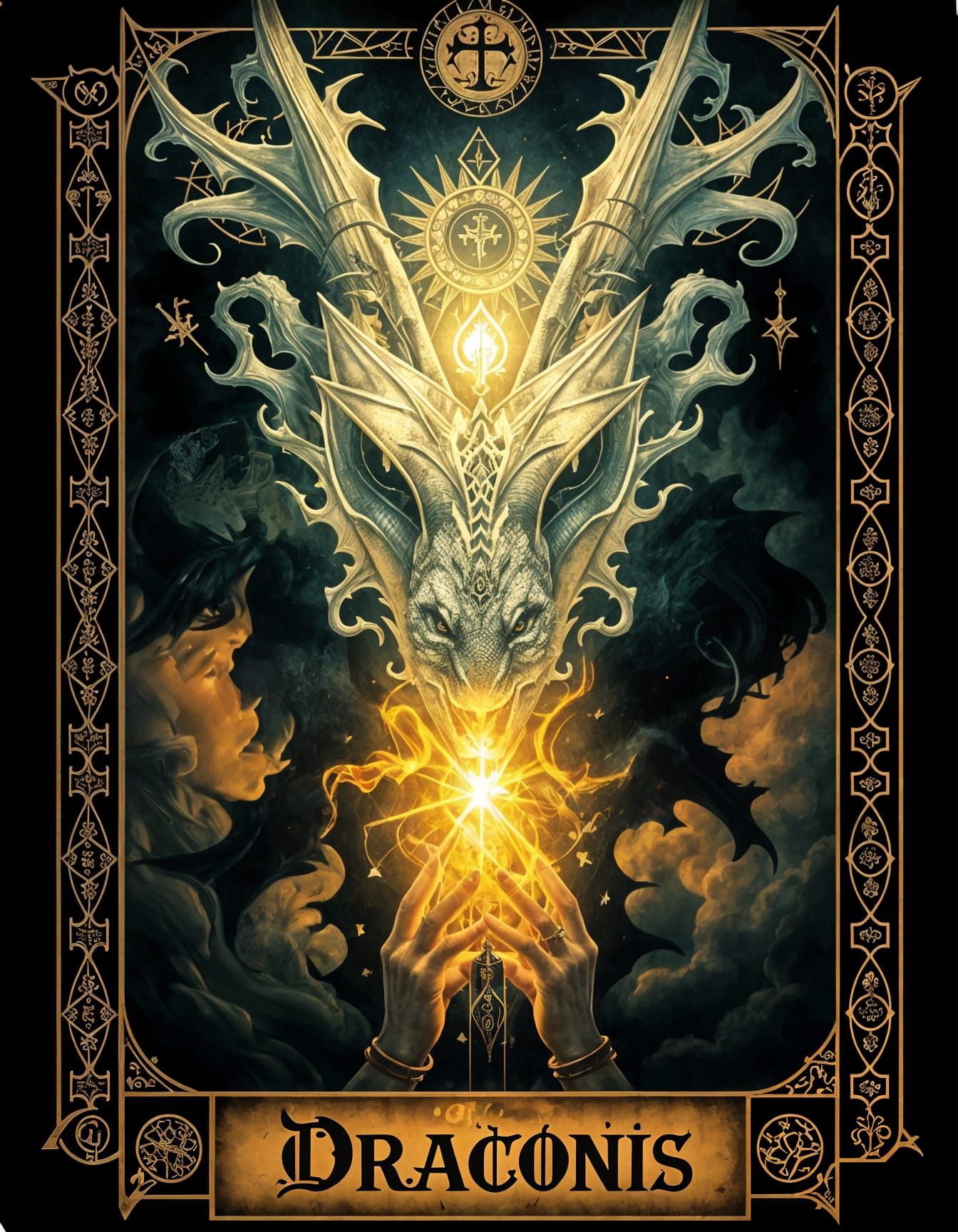 Draconis Fantasy Tarot Card