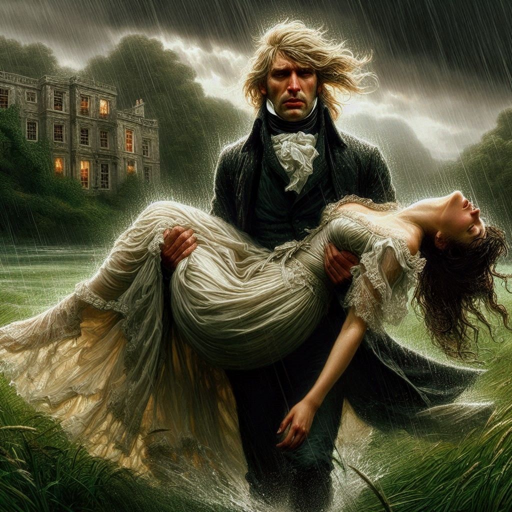 Colonel Brandon saving Marianne  by @Simba_Nala