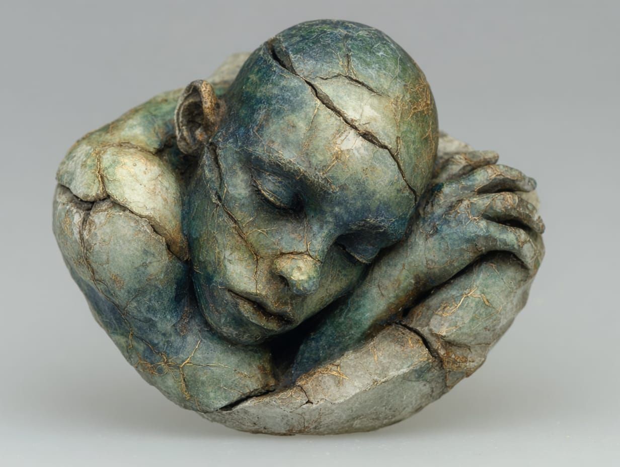 Sleeper in Polymer clay