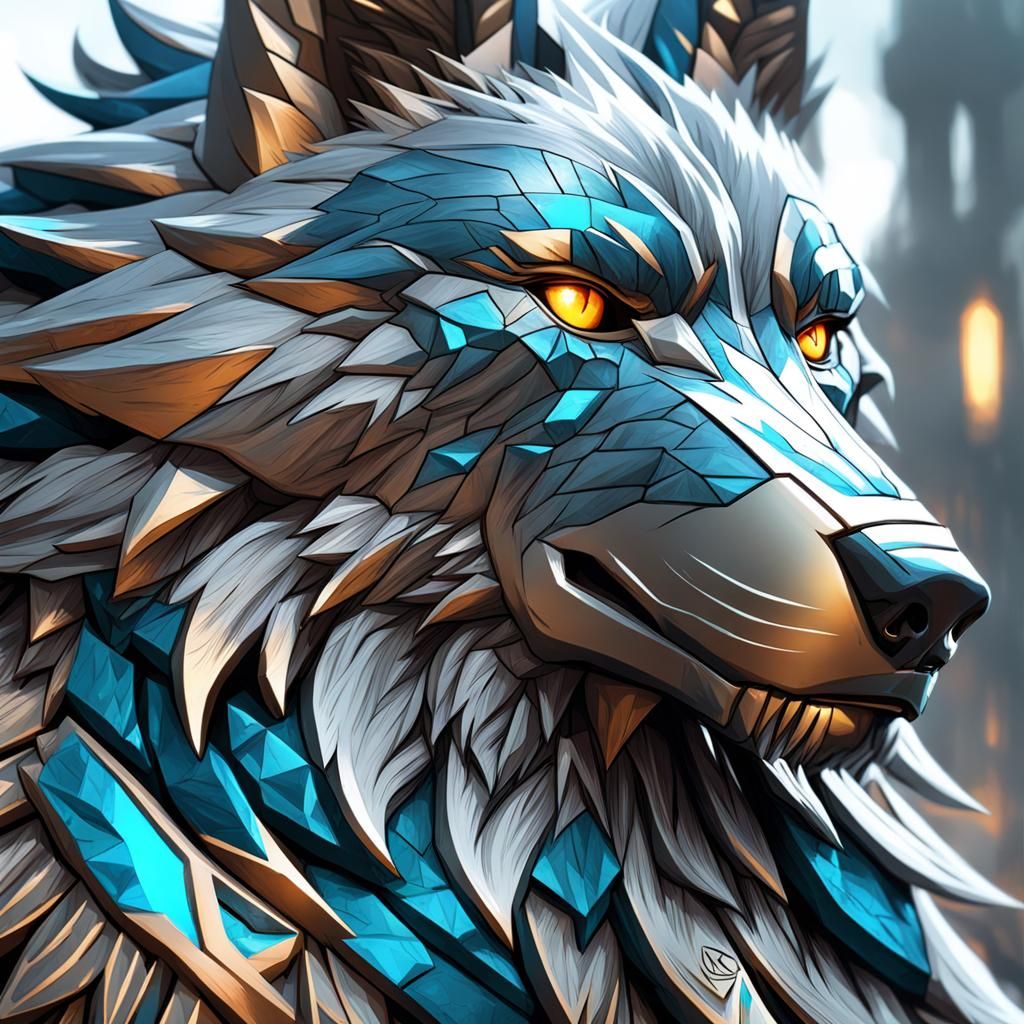 eye of the wolf - AI Generated Artwork - NightCafe Creator