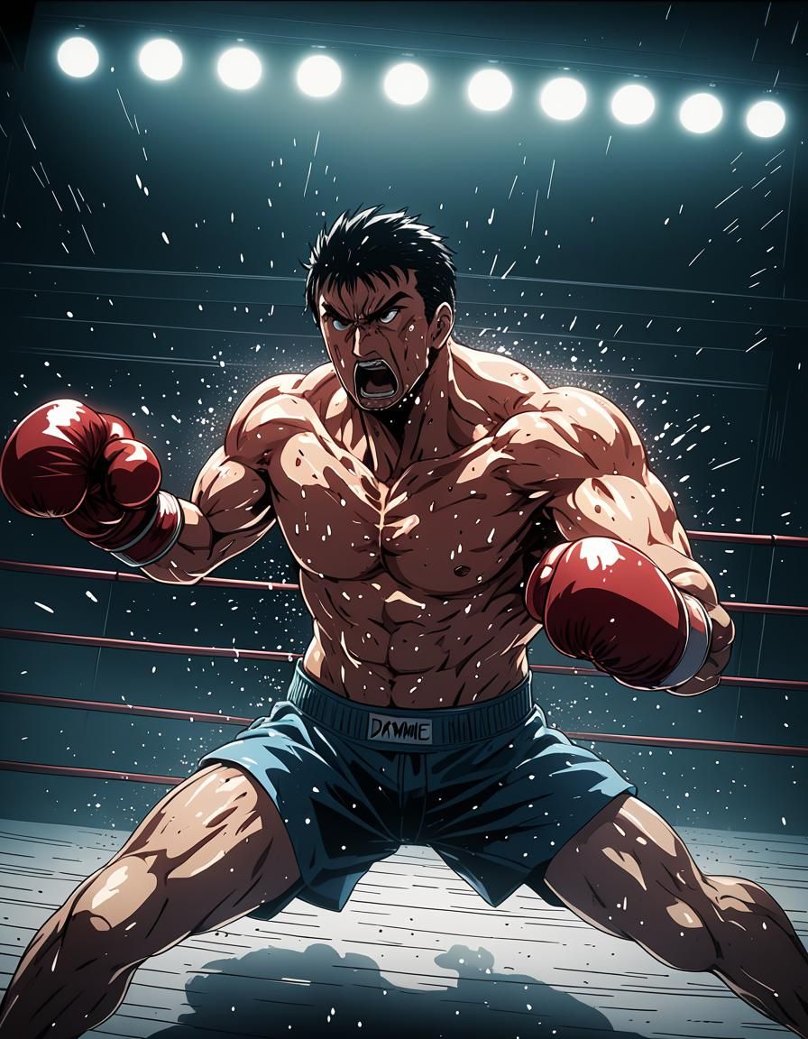 Intense Fighter - AI Generated Artwork - NightCafe Creator