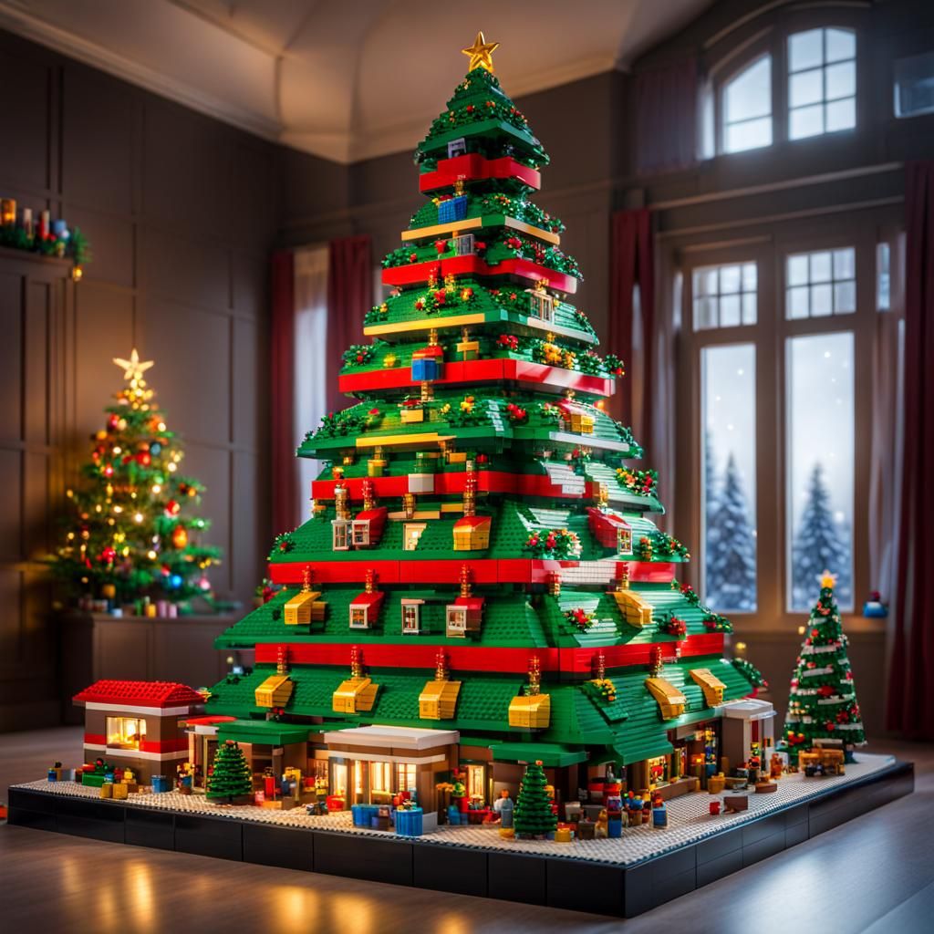  Christmas tree building   by @Angrybird09