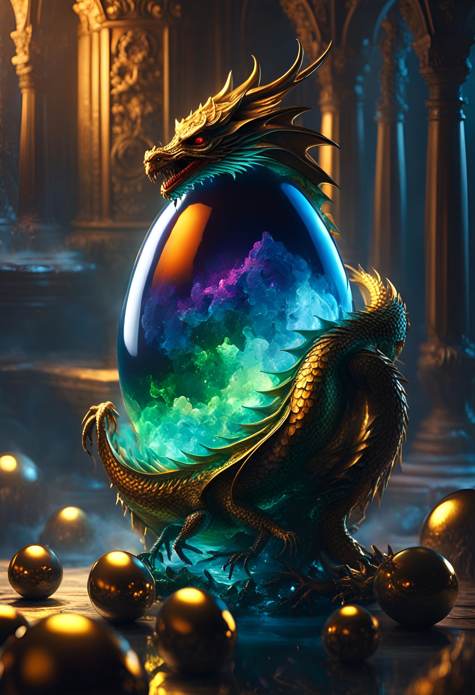 Dragon 🐲 Egg   by @Crazy Cane Corso Lady