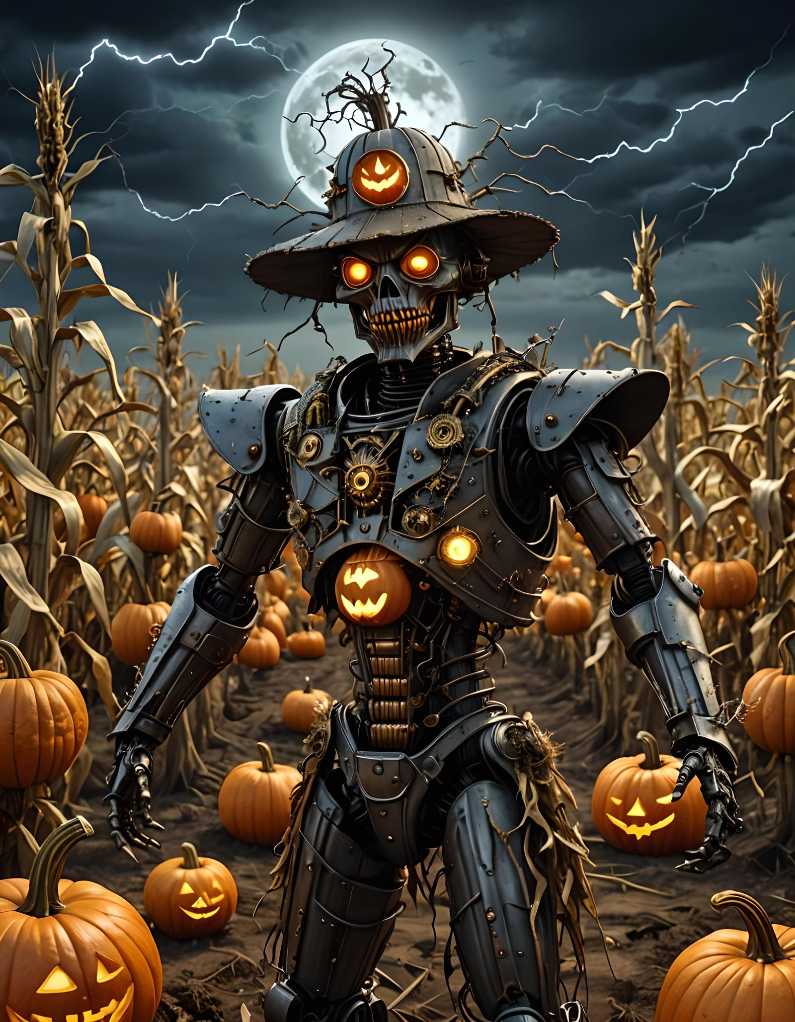 The Pumpkinator   by @Dooboofay