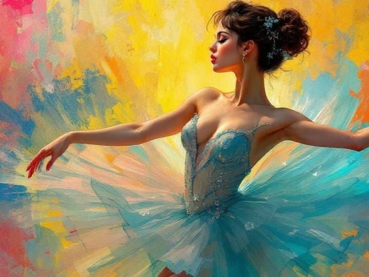 body torn from paint / tutu slashes the silence / joy made dangerous  by @Rob