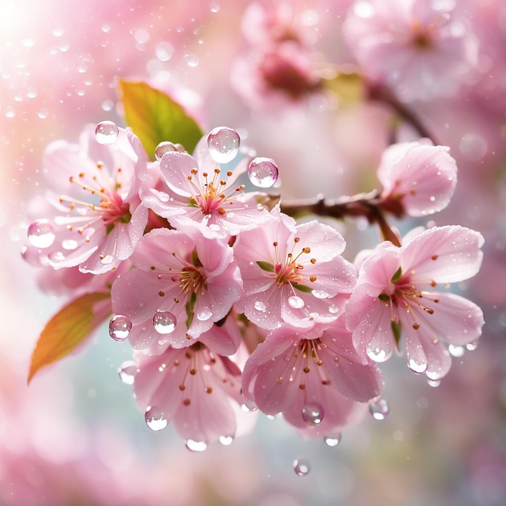 Delicate cherry blossoms   by @Neverland