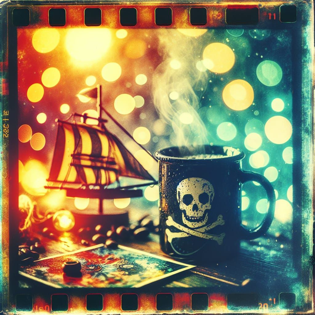 Coffee, coffee, steaming-hot coffee. Pirate edition.