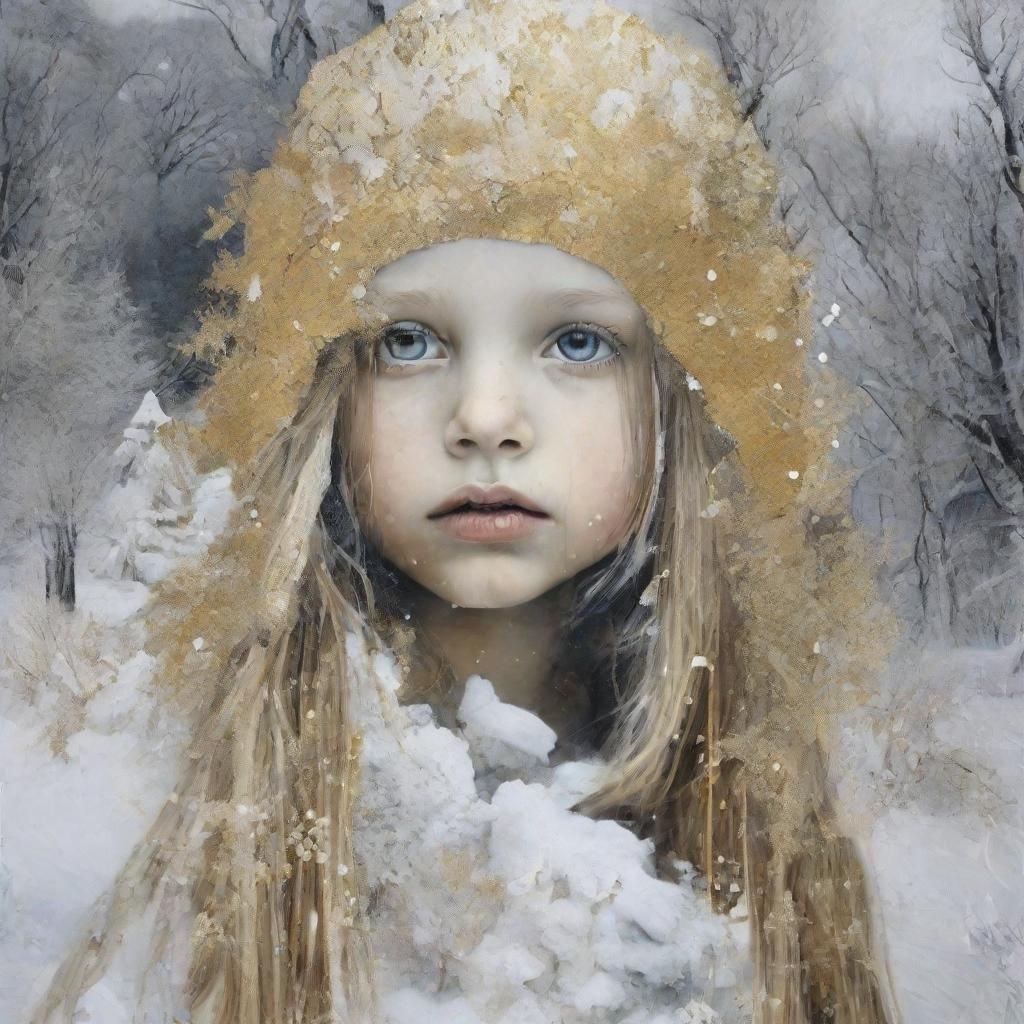 My little Snow-Golden   by @EvenWolvesDream