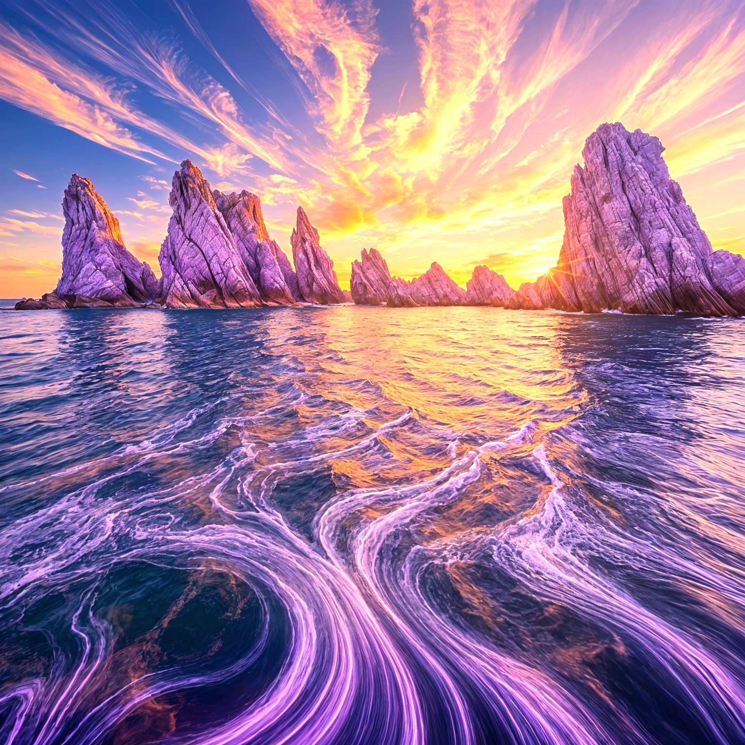 Purple Seascape   by @Tilted25